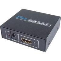 VZTEC 2-Way HDMI Splitter Box Mains Power ed 25-0310