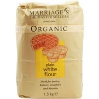 W H Marriage Organic Plain White Flour 1000g