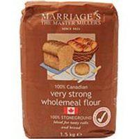 w h marriage son 100 canadian very strong whole meal flour 15kg