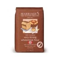 W H Marriage Canadian V Strong Wholem Flour 1500g (1 x 1500g)