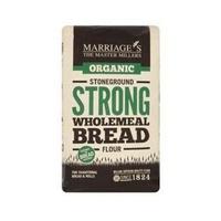 w h marriage organic strong wholemeal flour 1000g 1 x 1000g