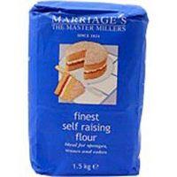 W & H MARRIAGE & SON Finest Self Raising (White) Unbleached Flour (1.5kg)