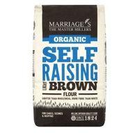 W & H MARRIAGE & SON Organic Light Brown Self Raising Flour (1kg)