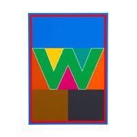 W - The Dazzle Alphabet By Peter Blake