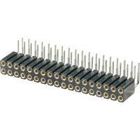 W & P Products 154-020-2-50-10 Precision Socket Terminal Strip, Pitch 2.54 Number of pins: 2 x 10 Nominal current: 3 A