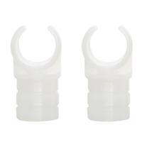 W4 Pole C Clips, White