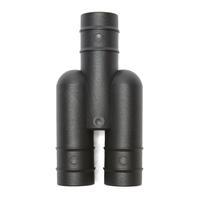 W4 Y Hose Connector 32.5mm, Black
