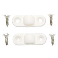 W4 Awning Pole Brackets, White