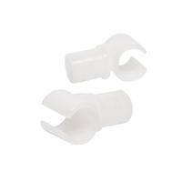 W4 Pole C Clips, White