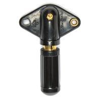 W4 Single Pole Plug And Socket, Black