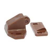 W4 Plastic Roller Catch - Brown, Brown