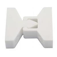 W4 Plastic Door Retainer - White, White
