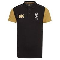 Warrior Mens Official 2014/15 Liverpool LFC Union Black Polo Shirt Size S