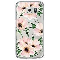 Watercolor Flower Pattern Soft Ultra-thin TPU Back Cover For Samsung GalaxyS7 edge/S7/S6 edge/S6 edge plus/S6/S5/S4