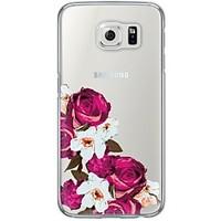 Watercolor Flowers Pattern Soft Ultra-thin TPU Back Cover For Samsung Galaxy S7 Edge S7 S6 Edge S6 Edge Plus S6 S5 S4