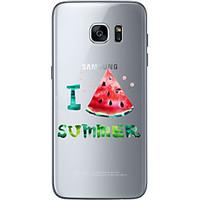 Watermelon TPU Soft Back Cover Case for Samsung Galaxy S6 S7 edge Plus