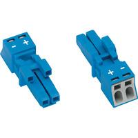 WAGO 890-1102 WINSTA® Mini 2-Pin Socket 890 Series Blue