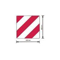 Warning sign, adhesive film, 423 x 423 mm