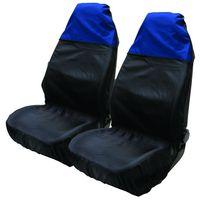 Water Resistant Lightweight Front Pairsof Seat Protectors in Two Tone