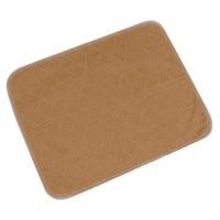 washable chair or bed pad light brown