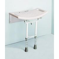 Wall Mounted Shower Seat With Drop Down Legs