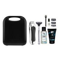 Wahl ZX847-800Y Battery Operated Hair Trimmer Shaver Razor Set with Hard Case