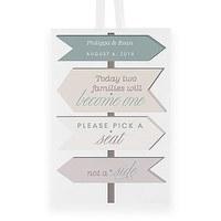 Wanderlust Pick A Seat Directional Poster Sign
