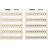 WAGO 793-3504 WMB Multi-Marking System Name Strips, Horizontal No....