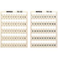 WAGO 793-3505 WMB Multi-Marking System Name Strips, Horizontal No....