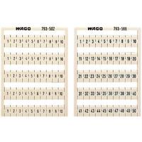 WAGO 793-5503 WMB Identification Cards White Horizontal 11...20