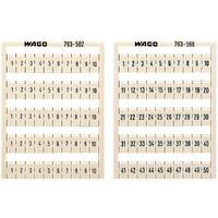 WAGO 793-5504 WMB Identification Cards White Horizontal 21...30