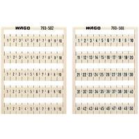 WAGO 793-5505 WMB Identification Cards White Horizontal 31...40