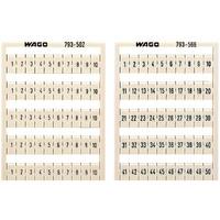 WAGO 793-5506 WMB Identification Cards White Horizontal 41...50