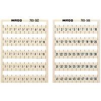 WAGO 793-5602 WMB Identification Cards White Horizontal Plain