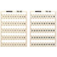 WAGO 793-4503 WMB Terminal Block Name Cards, White, Horizontal No....