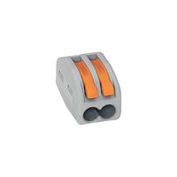 WAGO 222-412 2-Wire Spring Connector 300V 32A Grey/Orange