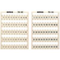 WAGO 793-3506 WMB Multi-Marking System Name Strips, Horizontal No....