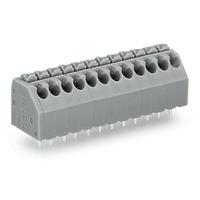 WAGO 250-107 7-Way PCB Spring Terminal Block Grey