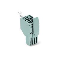 WAGO 2020-207/124-000 7-way 2 Conductor Female Plug with Locking L...