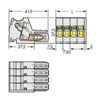 WAGO 831-3104/000-9035 Female MCS-MINI 4P 7.62mm Pk24