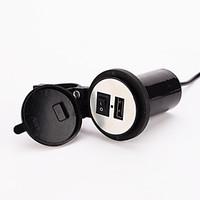 Waterproof 12V To 5V 1.5A Motorcycle Smart Phone GPS USB Charger Power Adapter
