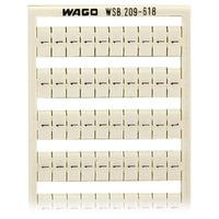 WAGO 209-618 WSB Quick Marker Vertical (1/2) 50ea White 5pk