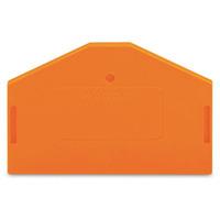 WAGO 280-313 2.5mm End and Intermediate Plate Orange 100pk