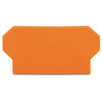 wago 280 328 2mm separator plate oversized for 280 645 orange 100pk