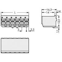 WAGO 2092-1122/000-5000 picoMAX® 5.0 Female 2P Pk200