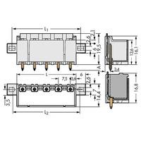 wago 2092 3404205 000 picomax 75 male flanged 4p thr tape strai