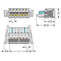 wago 2721 116037 000 female mcs midi 16p 5mm locking levers push 