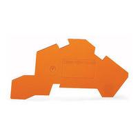 WAGO 775-325 End And Intermediate Plate 1mm Thick Orange 100pk