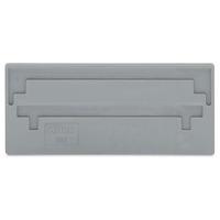 WAGO 282-326 2mm 2-conductor Front Entry Separator Plate Grey 100pk