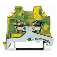 wago 280 107 5mm ground terminal block green yellow awg 28 14 100pk